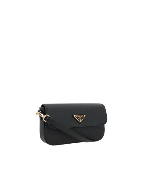 Saffiano Lux Leather Mini Crossbody Bag-PRADA-JOHN JULIA