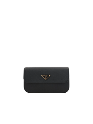 Saffiano Lux Leather Mini Crossbody Bag-PRADA-JOHN JULIA