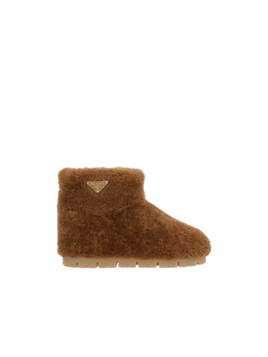 Shearling Ankle Boots-PRADA-JOHN JULIA