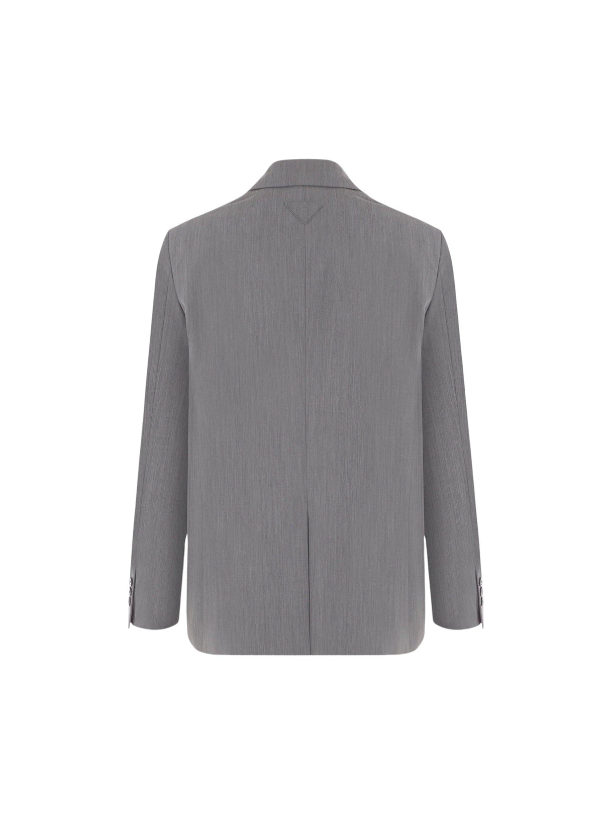 Single-breasted Wool and Mohair Jacket-PRADA-JOHN JULIA