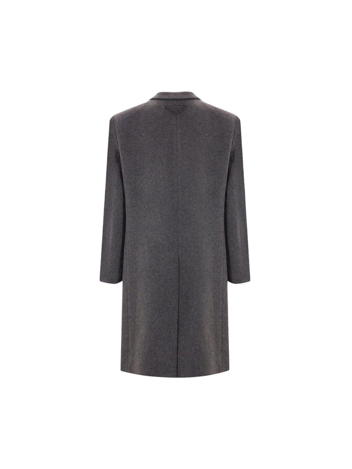 Single-breasted Wool Coat-PRADA-JOHN JULIA