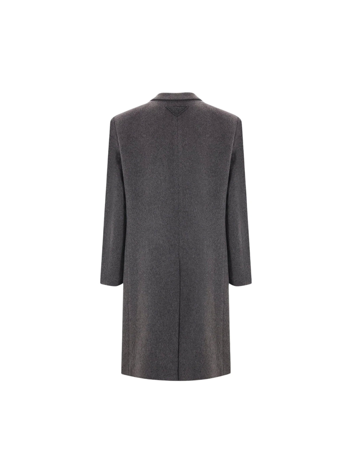 Single-breasted Wool Coat-PRADA-JOHN JULIA