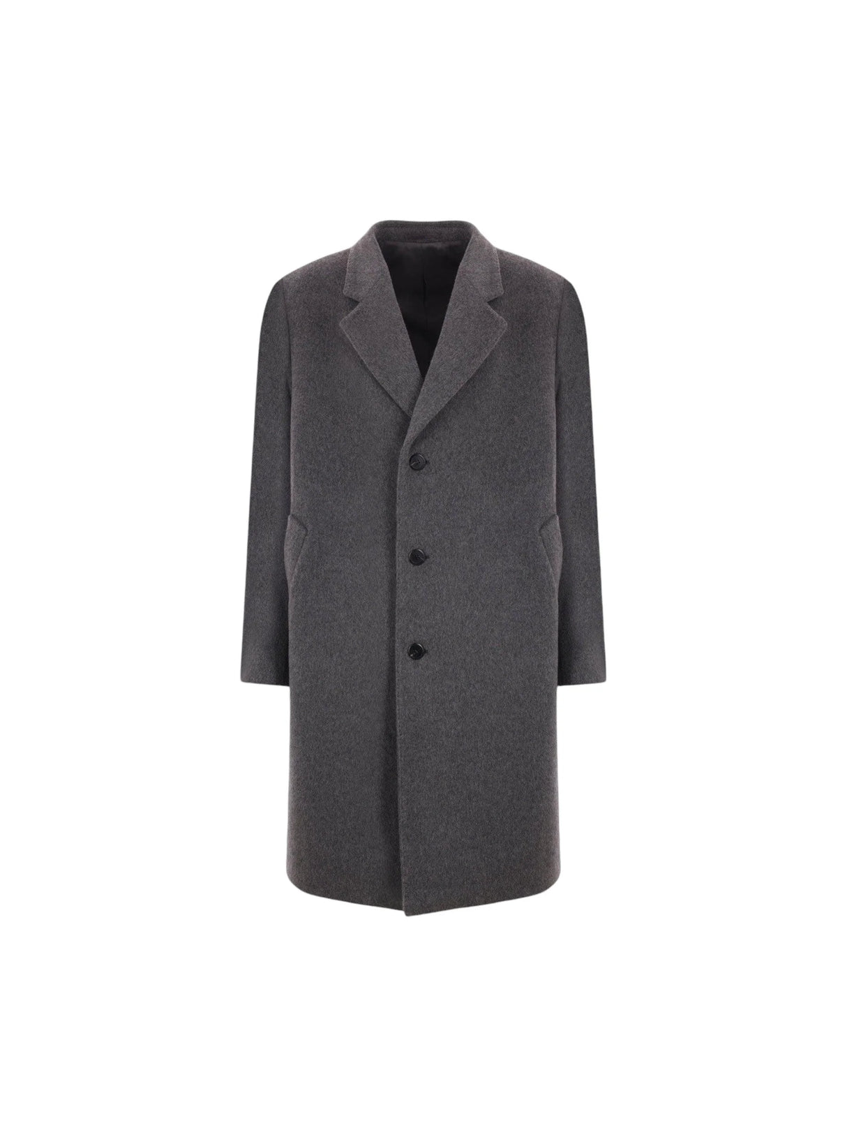 Single-breasted Wool Coat-PRADA-JOHN JULIA