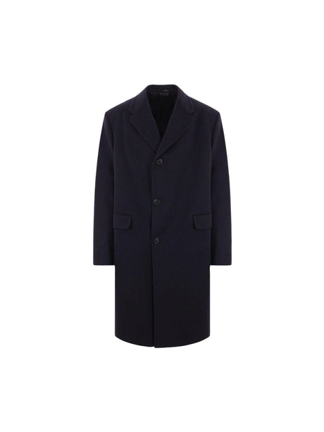 Single-Breasted Wool Coat-Prada-JOHN JULIA