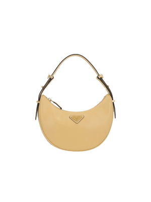 Smooth Leather Arqué Shoulder Bag-PRADA-JOHN JULIA