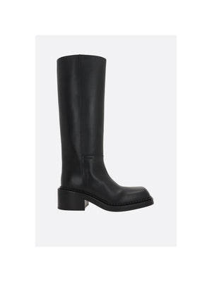 PRADA-Smooth Leather Boots-JOHN JULIA