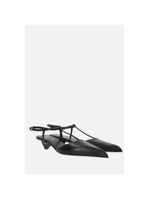 Smooth Leather Slingbacks-PRADA-JOHN JULIA