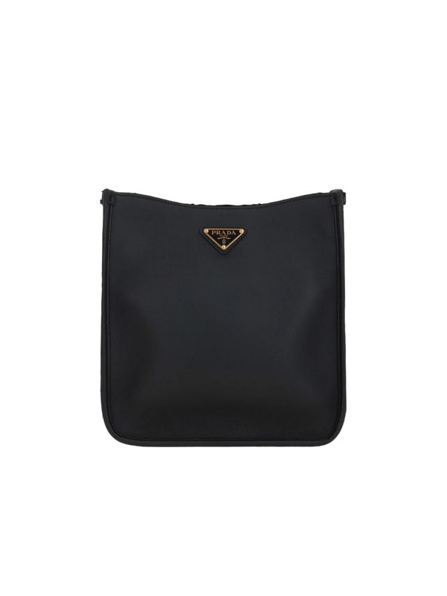 Soft Grain Leather Crossbody Bag-PRADA-JOHN JULIA