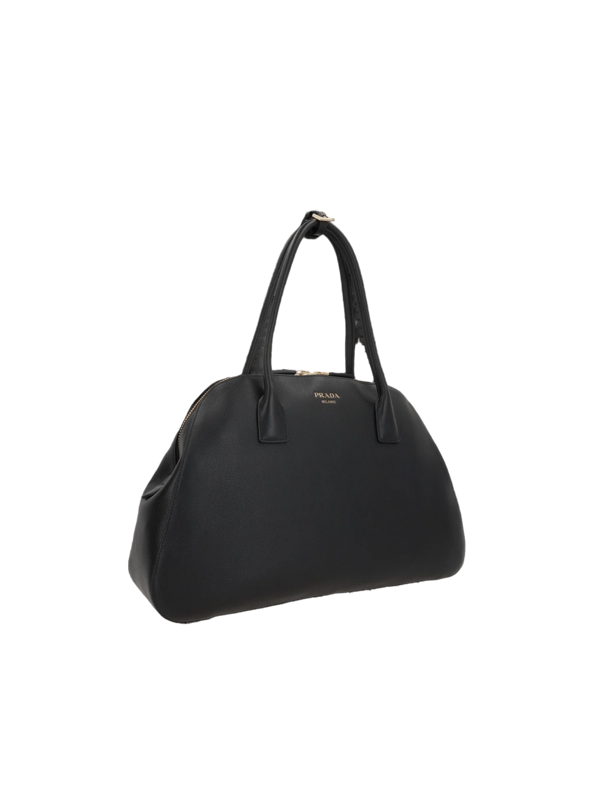 Soft Grain Leather Medium Shopping Bag-PRADA-JOHN JULIA