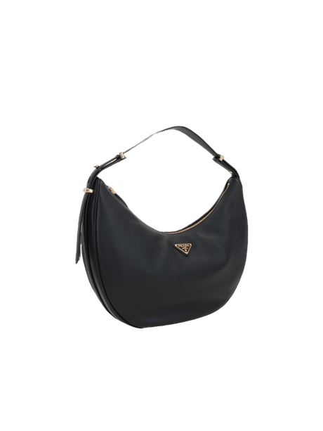 Soft Grainy Leather Arqué Medium Shoulder Bag-PRADA-JOHN JULIA