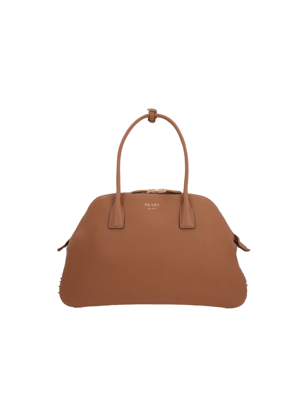 PRADA-Soft Grainy Leather Medium Shopping Bag-JOHN JULIA