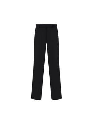 Straight-leg Pants In Gabardine-PRADA-JOHN JULIA