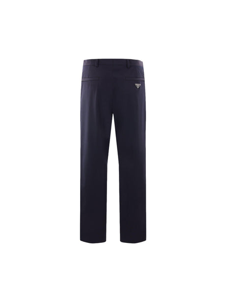 Stretch Technical Fabric Loose-fit Pants-PRADA-JOHN JULIA