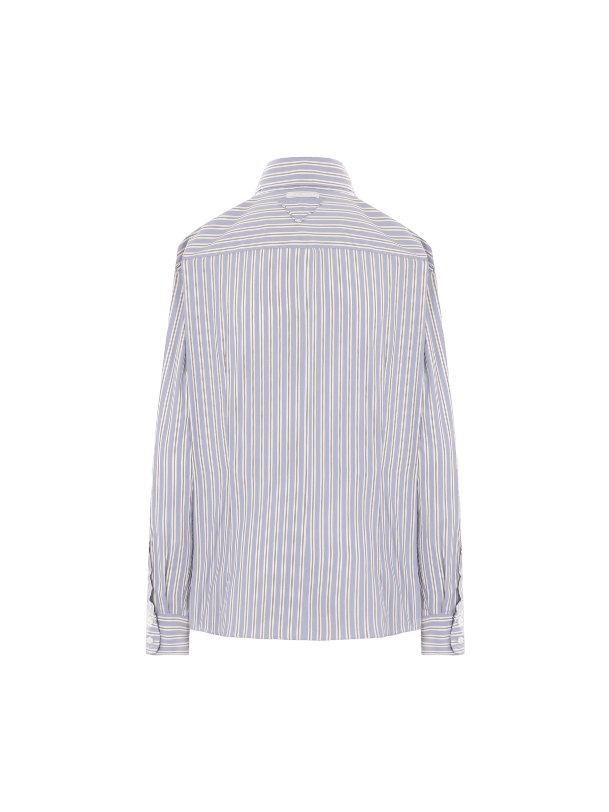 Striped Poplin Shirt-PRADA-JOHN JULIA