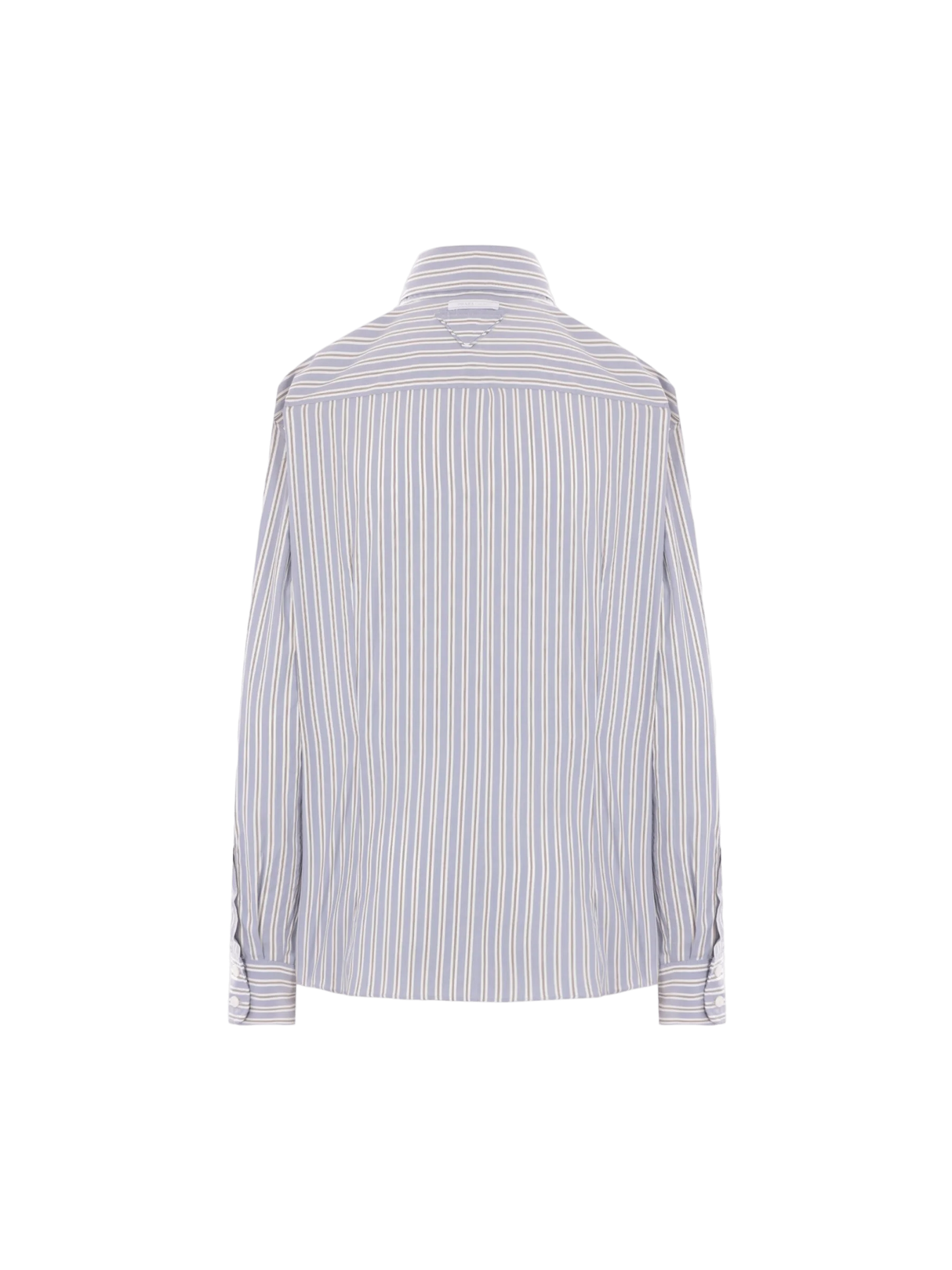 Striped Poplin Shirt-PRADA-JOHN JULIA