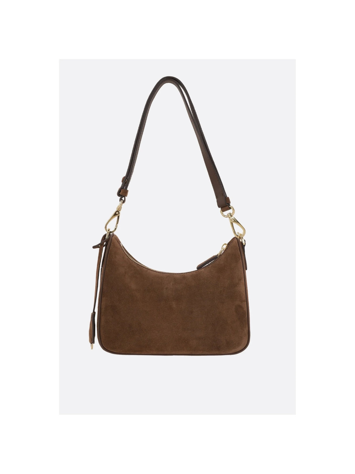 Suede Chain Shoulder Bag-PRADA-JOHN JULIA