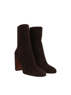 Velvet Suede Ankle Boots-PRADA-JOHN JULIA