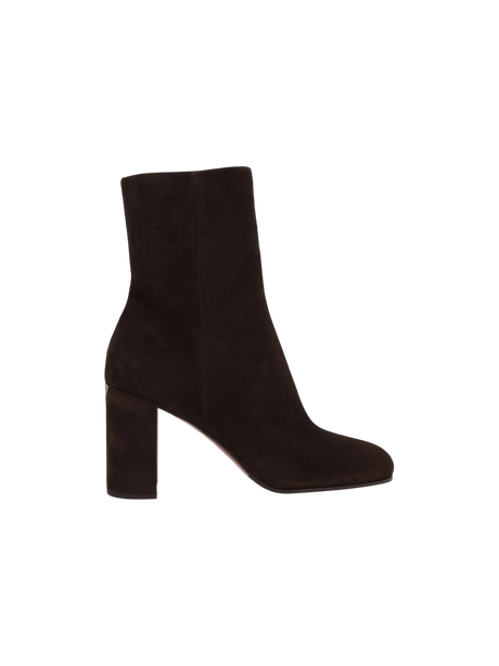 Velvet Suede Ankle Boots-PRADA-JOHN JULIA