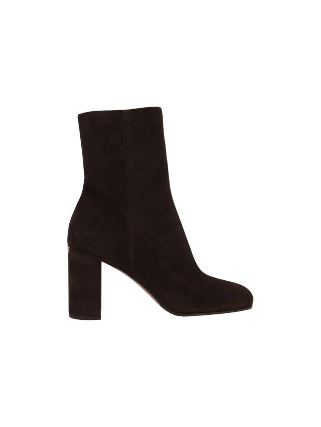 Velvet Suede Ankle Boots-PRADA-JOHN JULIA