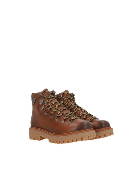 Vintage Leather Combat Boots-PRADA-JOHN JULIA