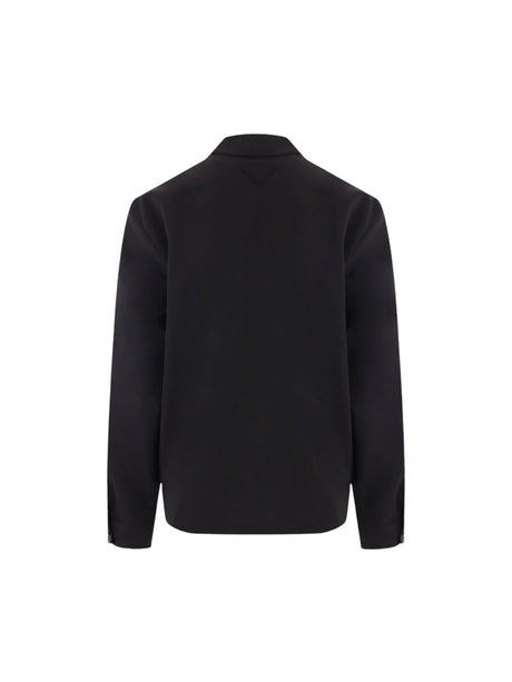 PRADA-Wool and Mohair Overshirt-JOHN JULIA