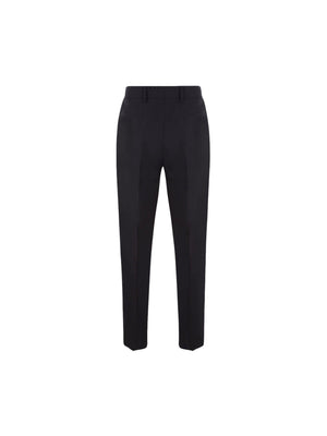 Wool and Mohair Straight-fit Pants-PRADA-JOHN JULIA