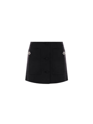 Wool Miniskirt-PRADA-JOHN JULIA