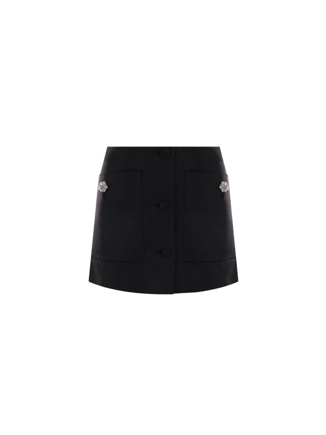 Wool Miniskirt-PRADA-JOHN JULIA