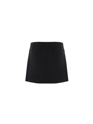 Wool Miniskirt-PRADA-JOHN JULIA