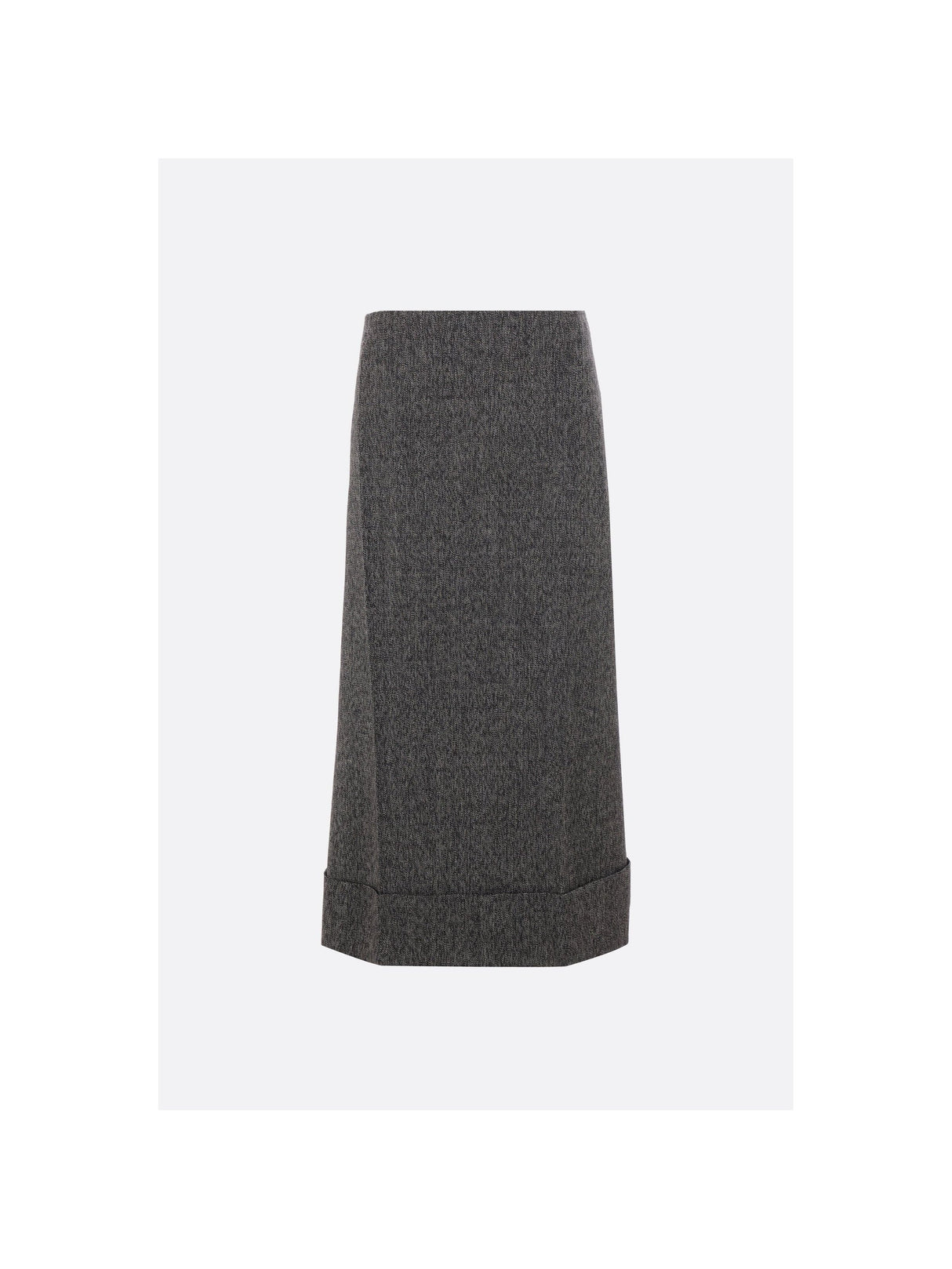 Wool Moulinè Pencil Skirt-PRADA-JOHN JULIA