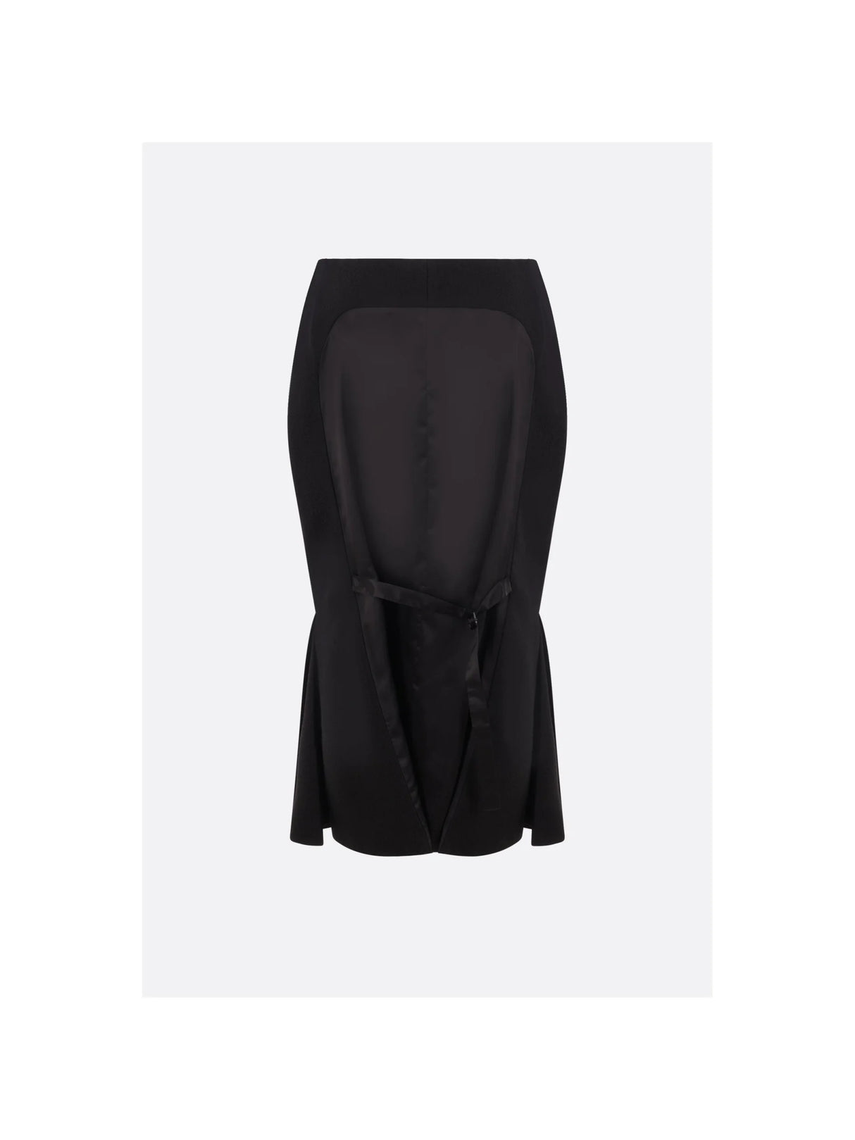 PRADA-Wool Twill Mermaid Skirt-JOHN JULIA