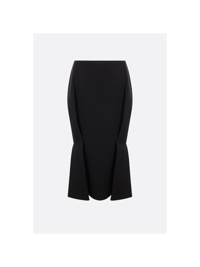 PRADA-Wool Twill Mermaid Skirt-JOHN JULIA