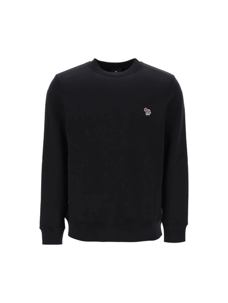 Zebra Logo Organic Cotton Sweatshirt-Paul Smith-JOHN JULIA