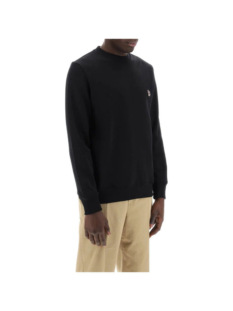 Zebra Logo Organic Cotton Sweatshirt-Paul Smith-JOHN JULIA