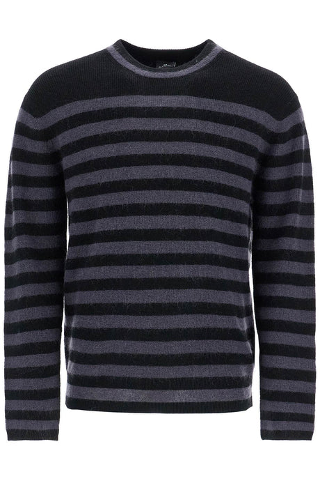 Striped Wool And Mohair Blend Pullover