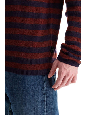 Striped Wool And Mohair Blend Pullover