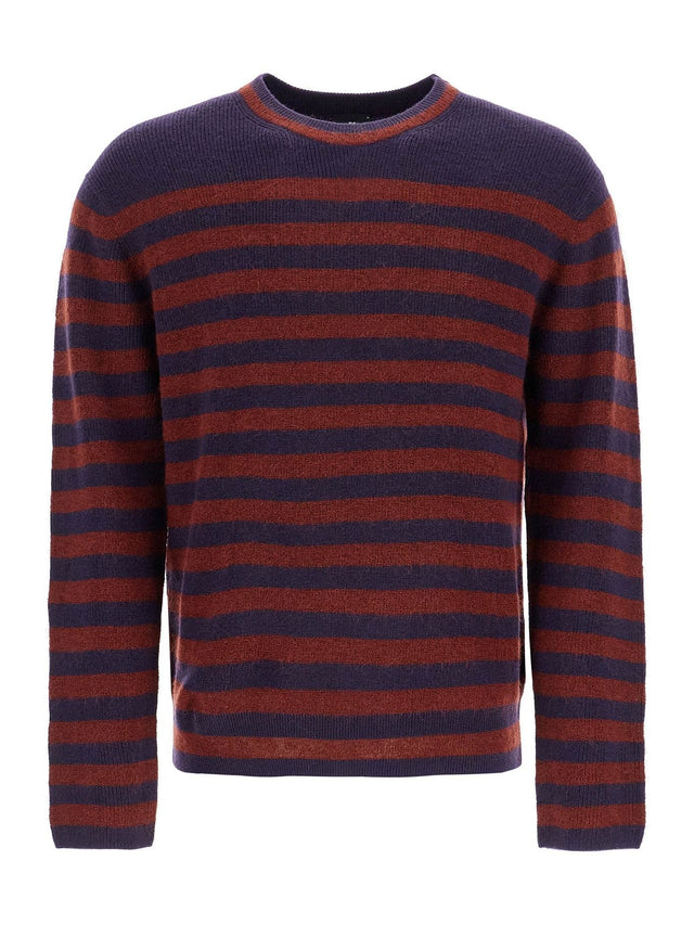 Striped Wool And Mohair Blend Pullover