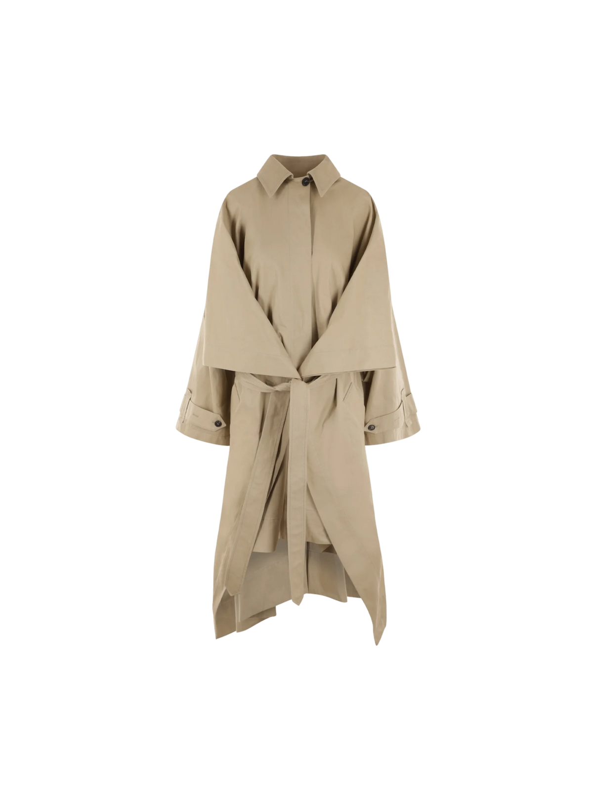 Destructured Oversize Trench Coat-QUIRA-JOHN JULIA