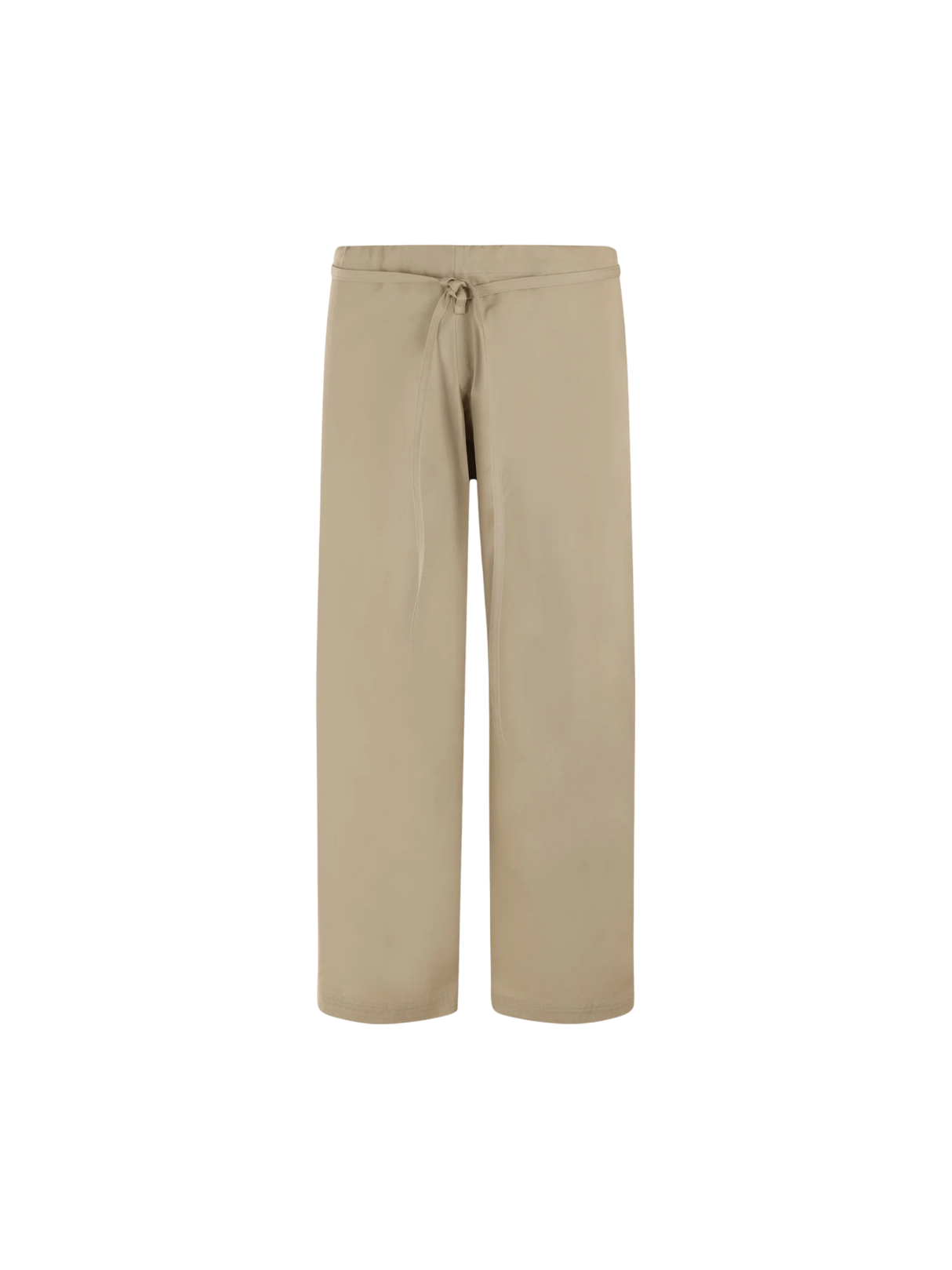 Judo Gabardine Straight-Leg Pants-Quira-JOHN JULIA