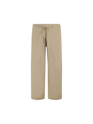 Judo Gabardine Straight-Leg Pants-Quira-JOHN JULIA