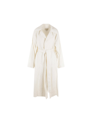 Wrinkled Linen Overcoat-QUIRA-JOHN JULIA