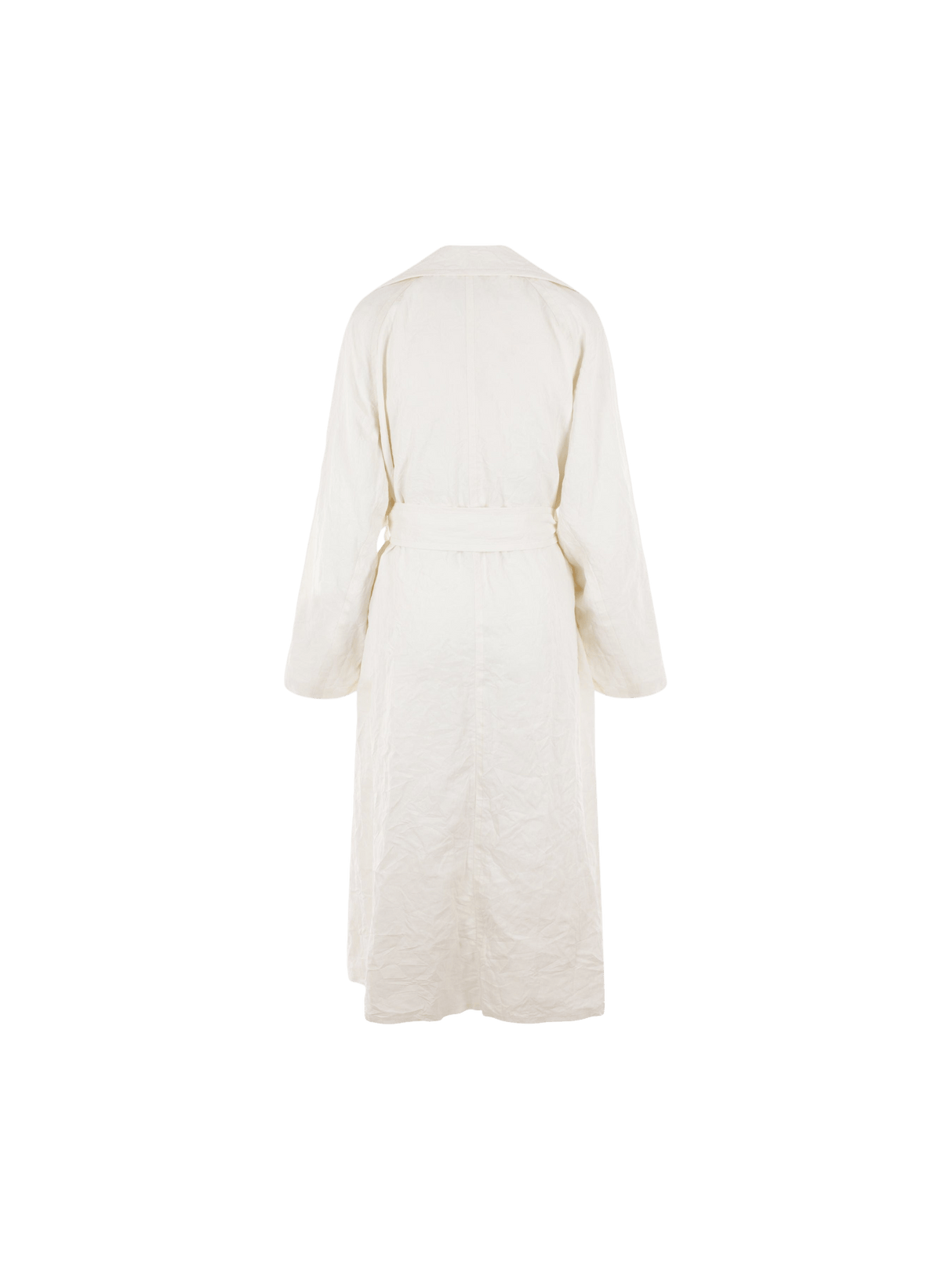 Wrinkled Linen Overcoat-QUIRA-JOHN JULIA