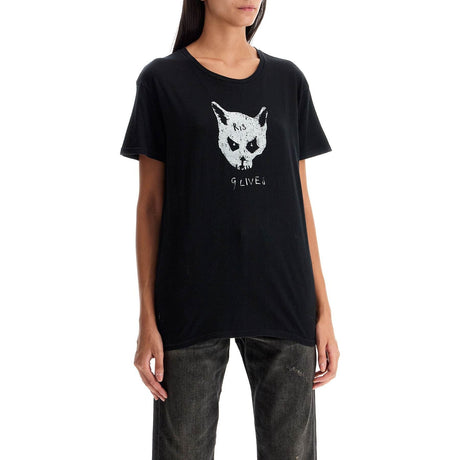 Cotton and Cashmere Nine Lives T-Shirt - Women > Clothing > Tops and Sweatshirts > T-shirts and Polo shirts