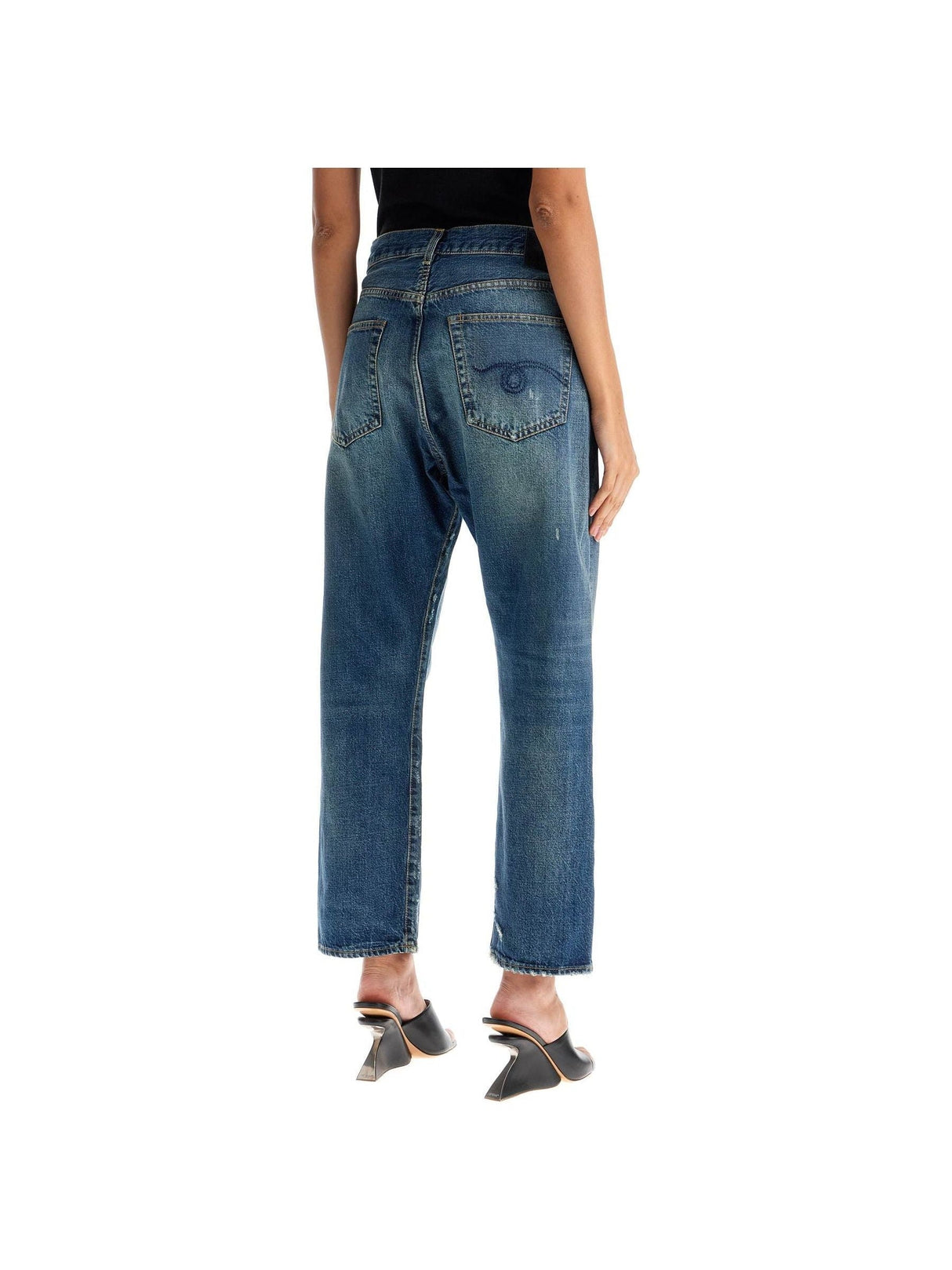 Cotton Crossover Denim Jeans