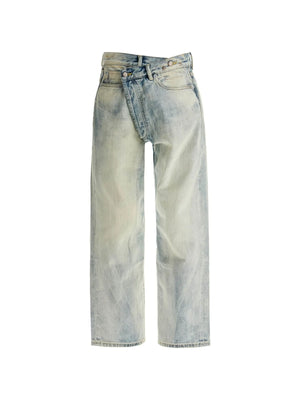 Cotton Crossover Denim Jeans - Women > Clothing > Jeans > Jeans