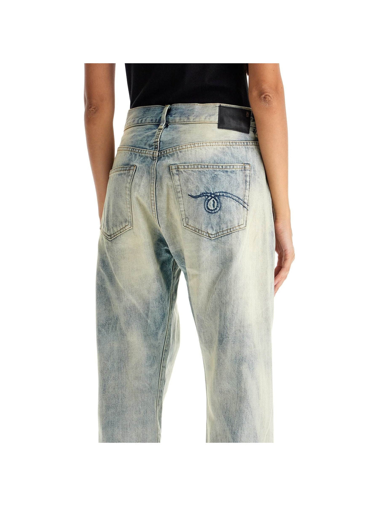 Cotton Crossover Denim Jeans