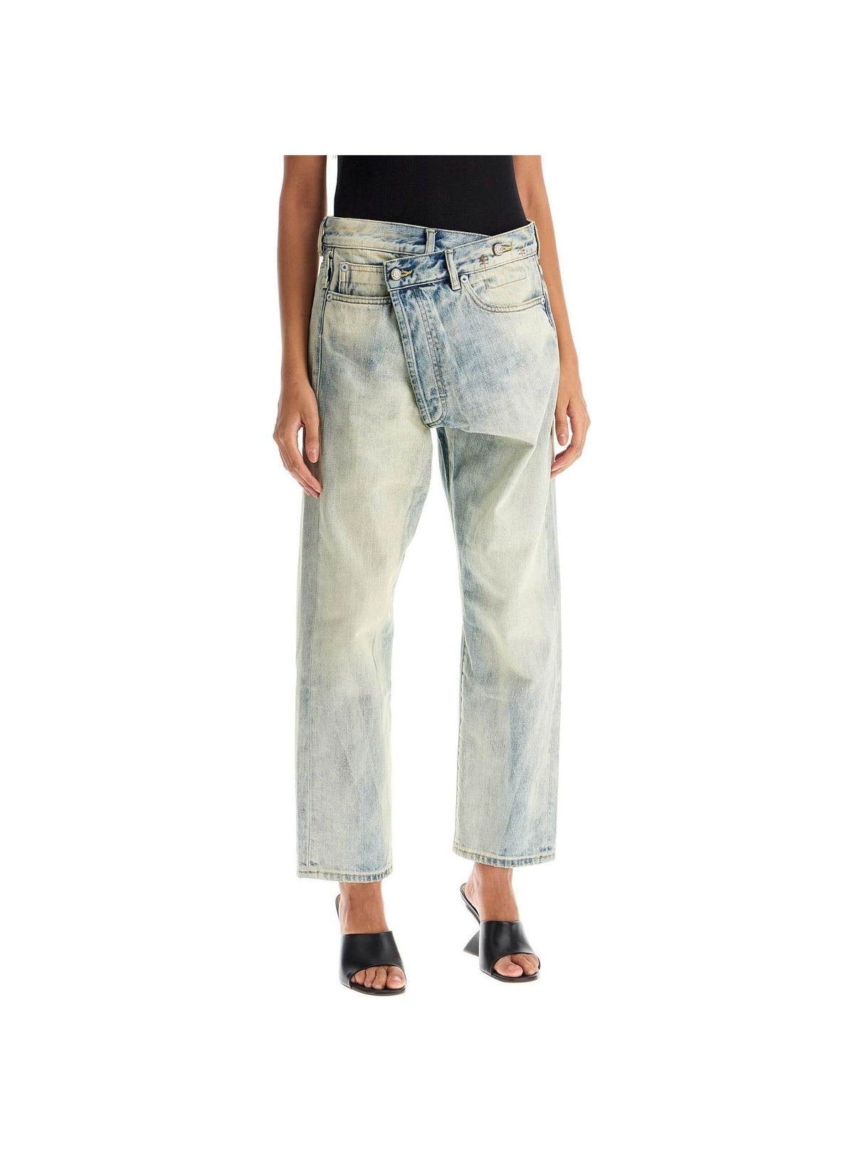 Cotton Crossover Denim Jeans