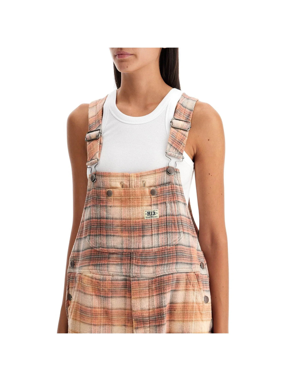 Flannel Cotton Jumbo Overalls