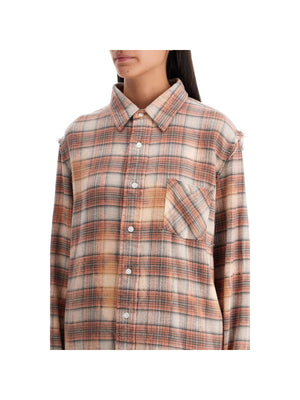 Frayed Flannel Shirt