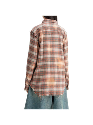 Frayed Flannel Shirt